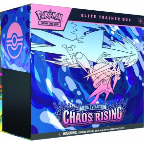 Pokemon Mega Evolution Chaos Rising Elite Trainer 10 Box Case