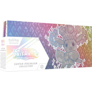 Pokemon Scarlet & Violet Prismatic Evolutions Super Premium Collection 4 Box Case