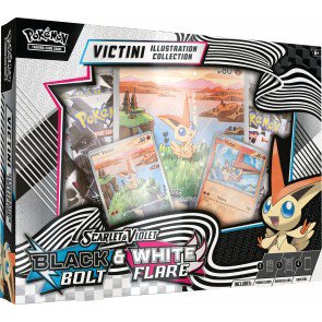 Pokemon Scarlet & Violet Unova Victini Illustration Collection 6 Box Case