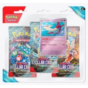 Pokemon Scarlet & Violet Stellar Crown 3-Pack Blister Pack