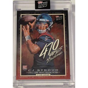 2023 Topps Now CJ Stroud Card - 10 Card Lot