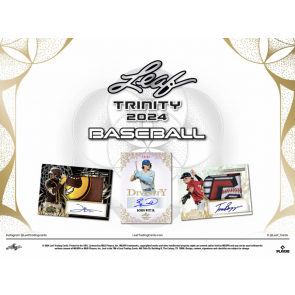 2024 Leaf Trinity Baseball Hobby 12 Box Case