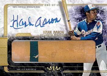 16_Topps Tier One Baseball-aaron