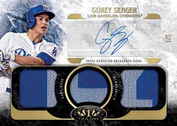 16_Topps Tier One Baseball-seager