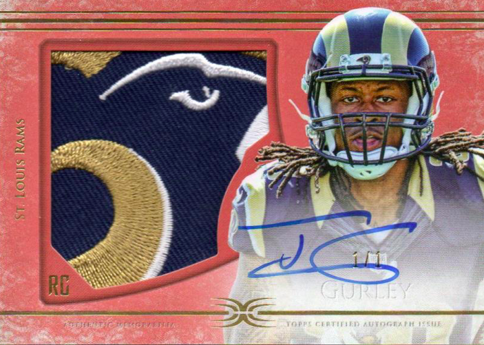 Gallery 2015 Topps Definitive Collection football cards / Blowout Buzz