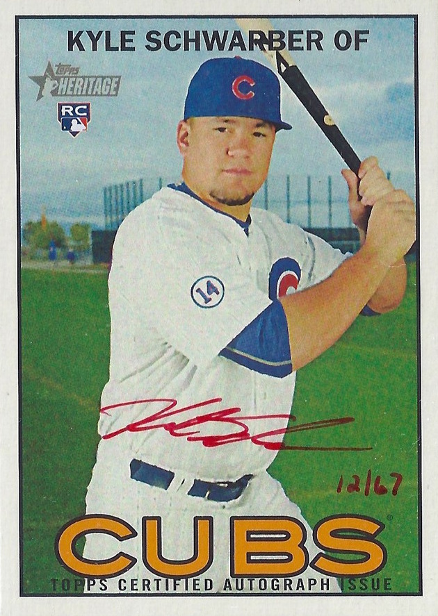 Kyle-Schwarber-2016-Topps-Heritage-Red-Auto
