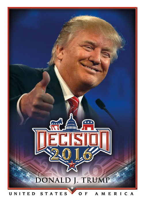 2016 Decision Jumbo Box Topper Series 1 Ronald Reagan J22