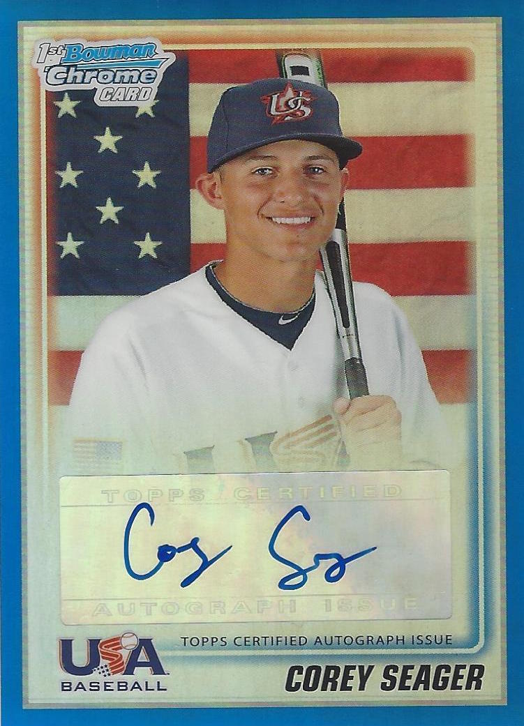 Corey-seager-2010-Bowman-Chrome-USA-Blue-Refractor