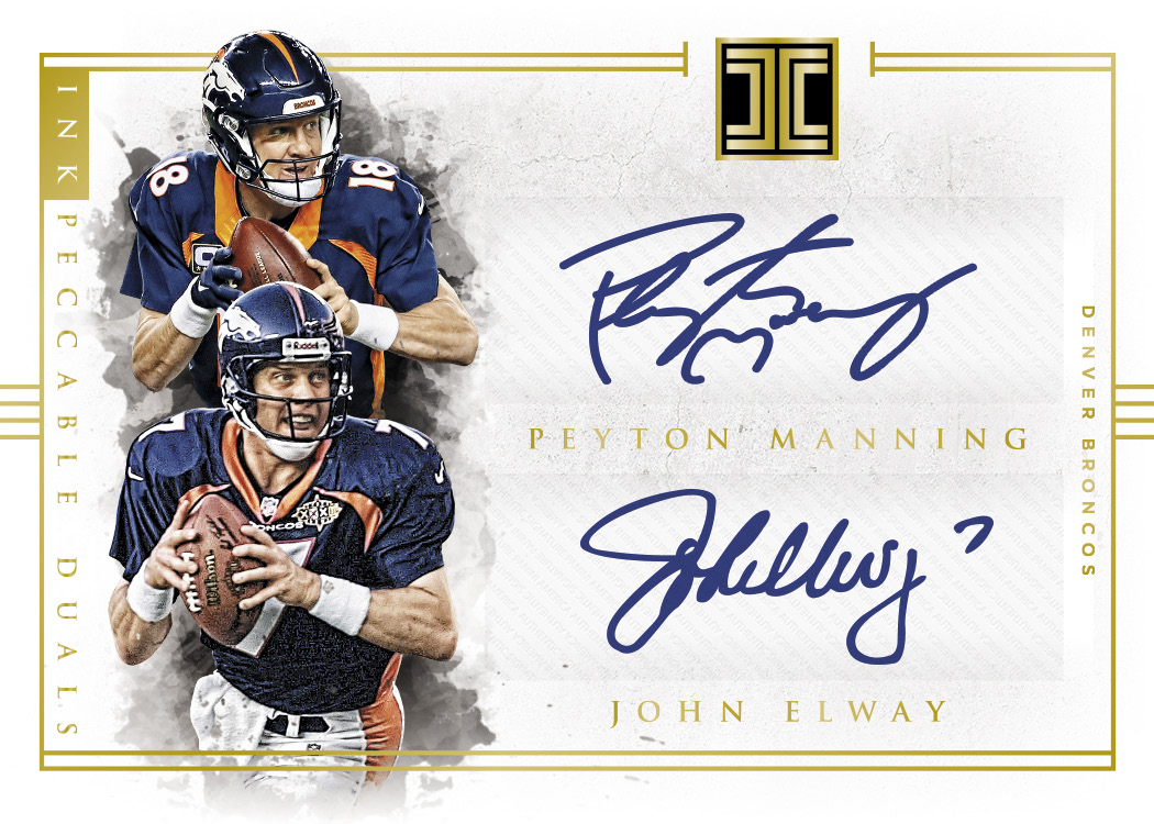 2016-Panini-Impeccable-football-elway-manning