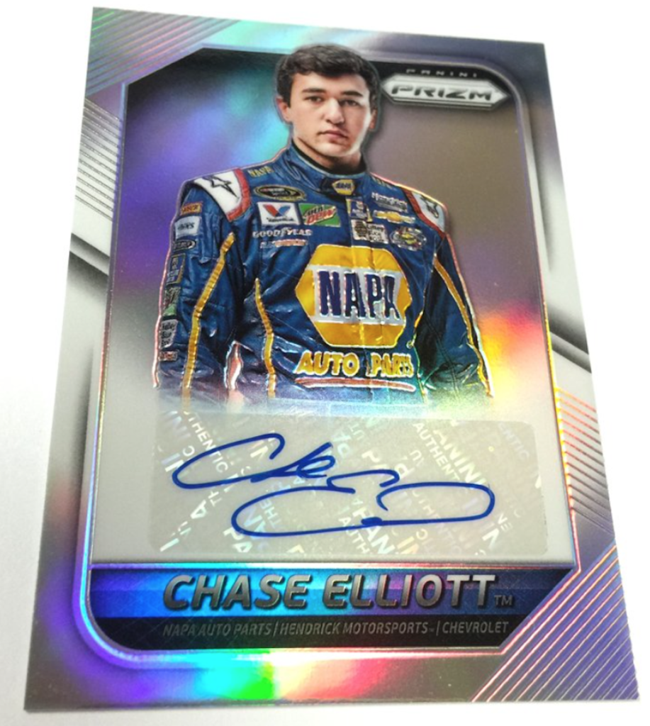 Top NASCAR rookie Chase Elliott is first Panini VIP Party guest