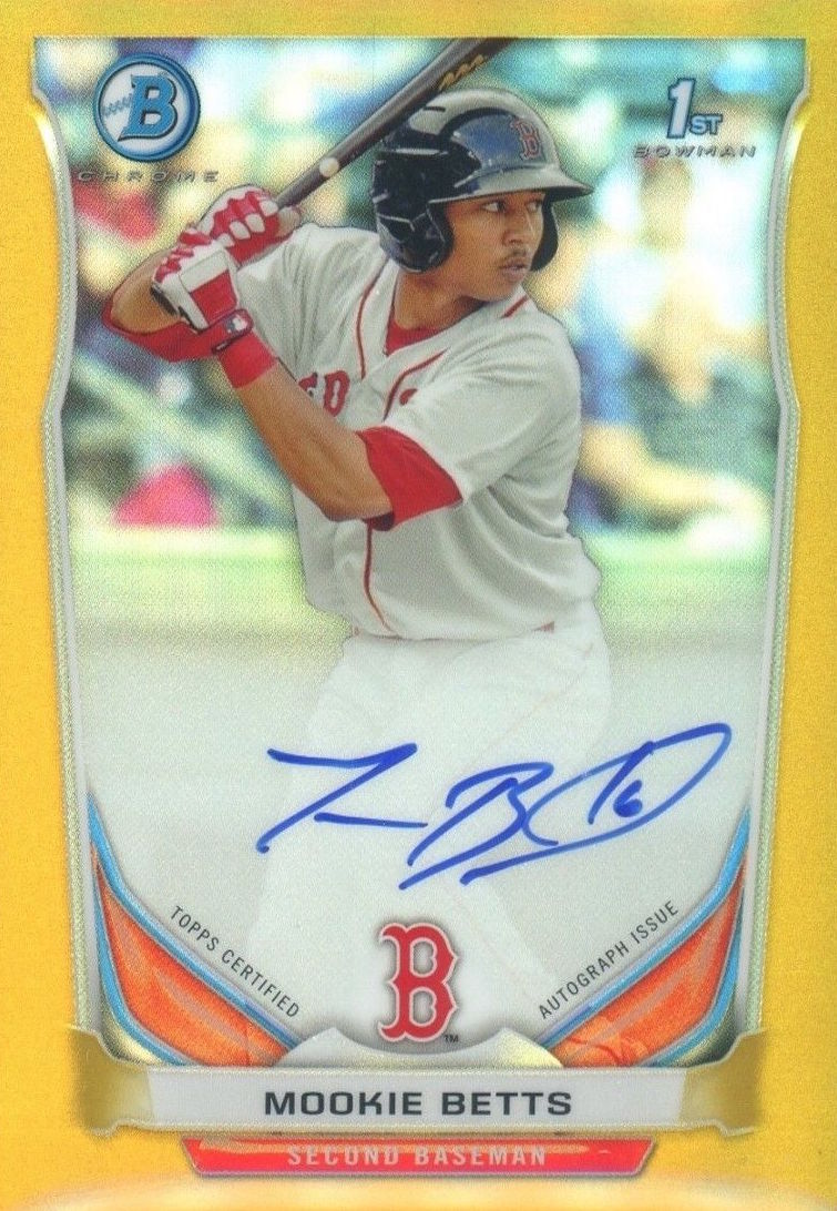 Mookie Betts autographs / Blowout Buzz