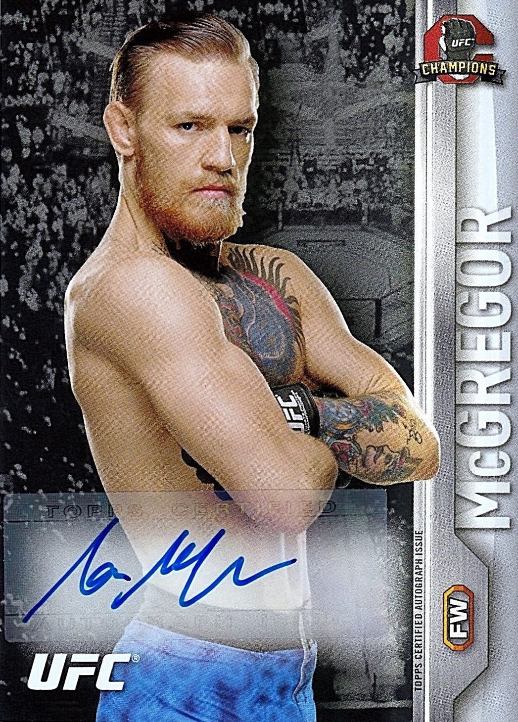 Conor McGregor UFC CHAMPION autographed Sports Illustrated magazine 2/29/16 