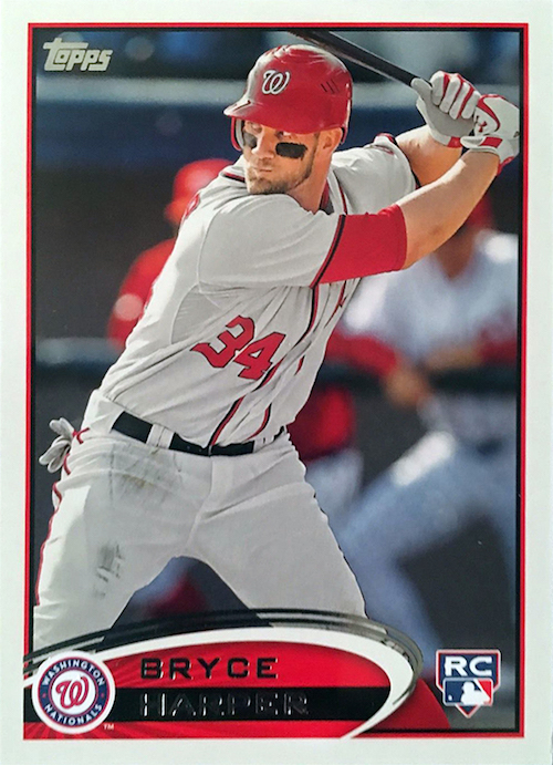 Not all 2012 Topps Bryce Harper Rookie Cards are same but they still