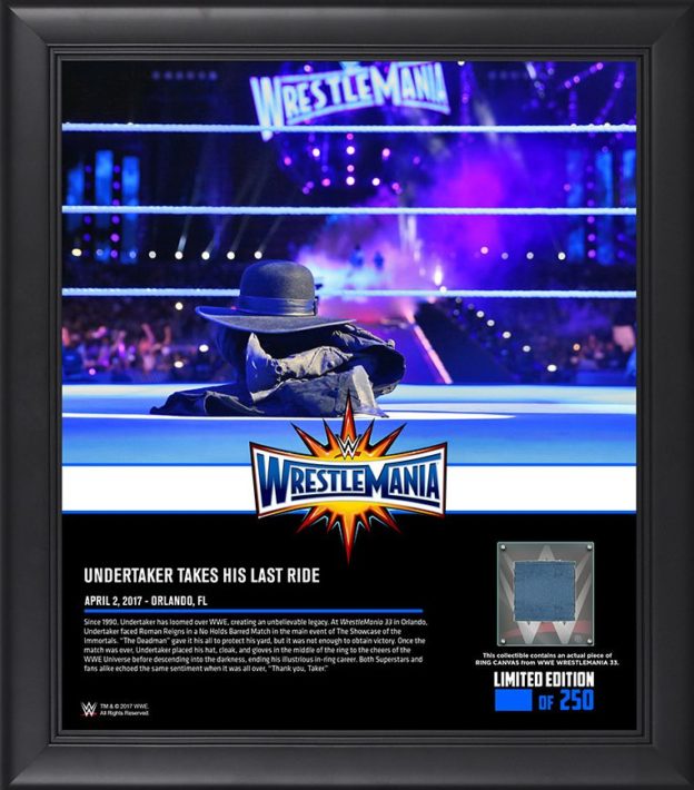 WWE unleashes WrestleMania 33 commemorative plaques / Blowout Buzz