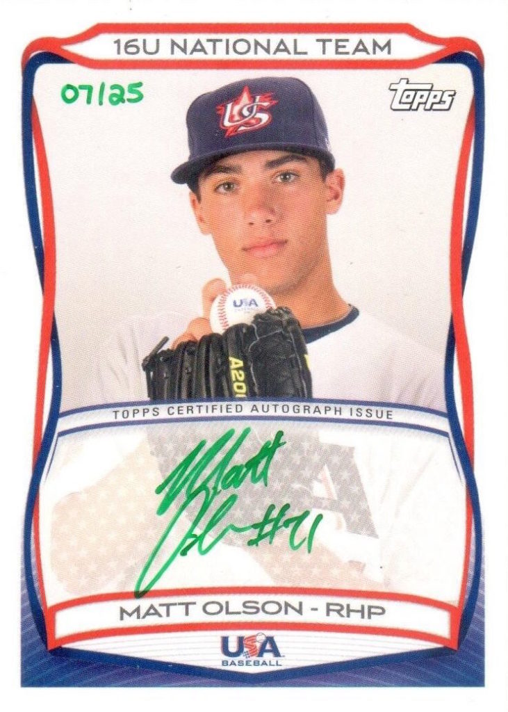 Matt Olson's powerful MLB start comes after years of cardboard