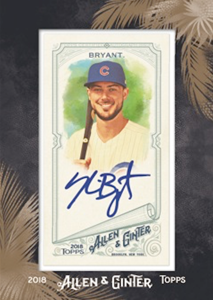 Bryce Harper Rookie Signed Jumbo Topps Allen & Ginter Baseball