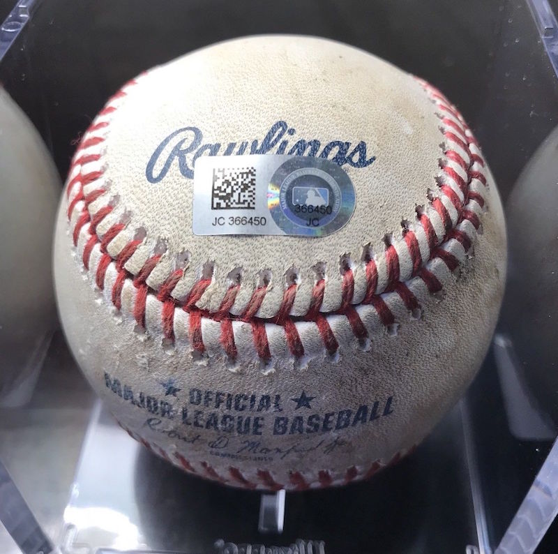 Shohei Ohtani game-used baseball / Blowout Buzz