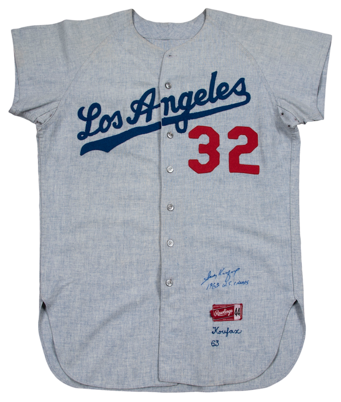 dodgers sandy koufax jersey promotion