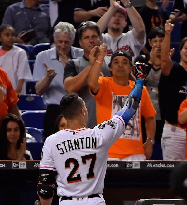 giancarlo stanton miami marlins jersey