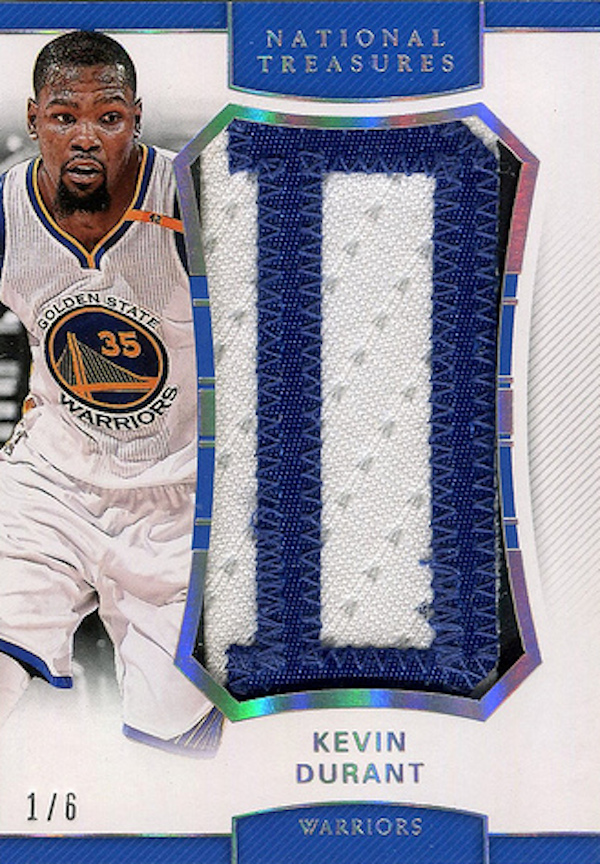kevin durant jersey card