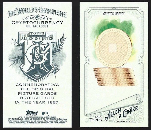2018 topps cryptocurrency no number