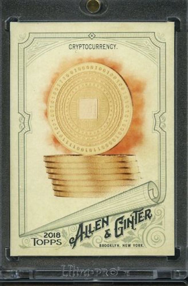 2018 topps cryptocurrency no number