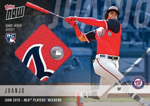 Topps Now MLB Players Weekend Relics arrive in pack form / Blowout Buzz