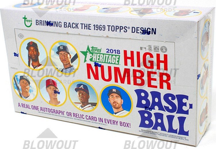 2018 Topps MLB Baseball Heritage Hanger Box Trading Cards, Featuring  Shohei Ohtani's Premiere, 1969 Design