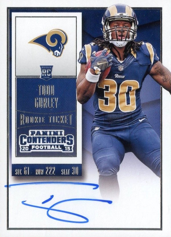 todd gurley jersey card