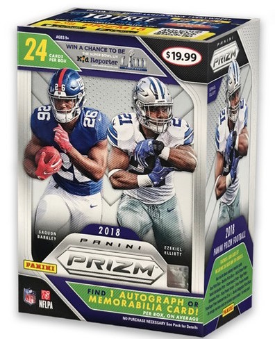 Buzz Break 2018 Panini Prizm Football Cards Blaster Box