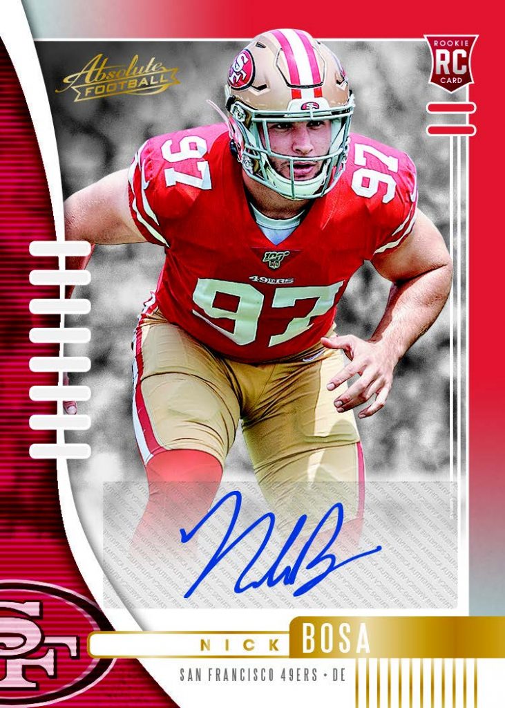 First Buzz 2019 Panini Absolute Football cards / Blowout Buzz