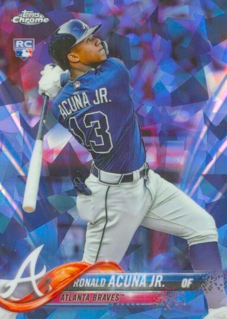 2022 Topps Ozzie Albies Stars of the MLB Foil Refractor Baseball Card