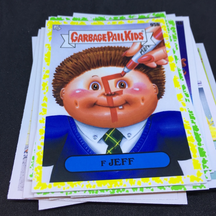 2020 GARBAGE PAIL KIDS LATE TO SCHOOL 200 CARD COMPLETE GREEN SET 