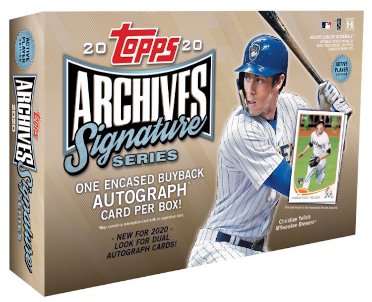 2020 Topps Archives Baseball Checklist, Set Info, Boxes