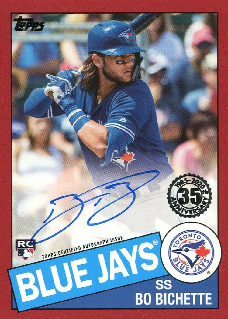 bo bichette signed jersey