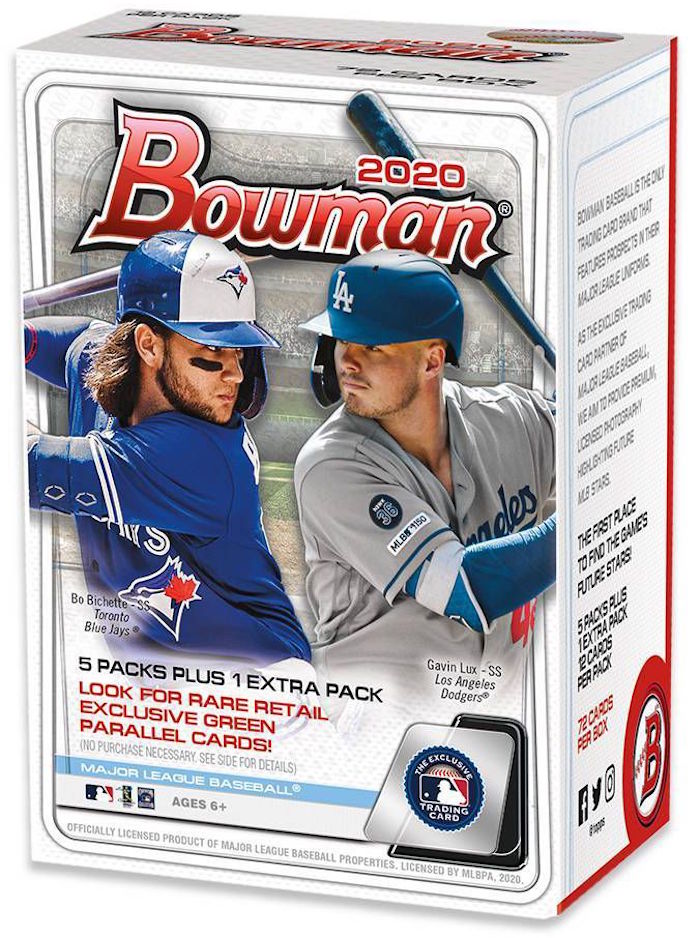 2023 Topps Bowman MLB Baseball Trading Cards Blaster Box 