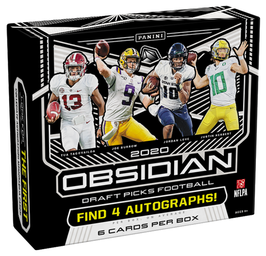 First Buzz 2020 Panini Obsidian Draft Picks football cards / Blowout Buzz
