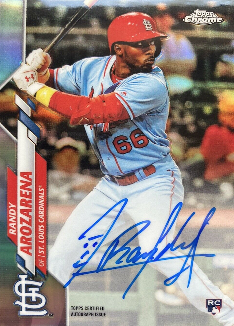 Randy Arozarena's hottest RC may be (shocker) Sapphire / Blowout Buzz