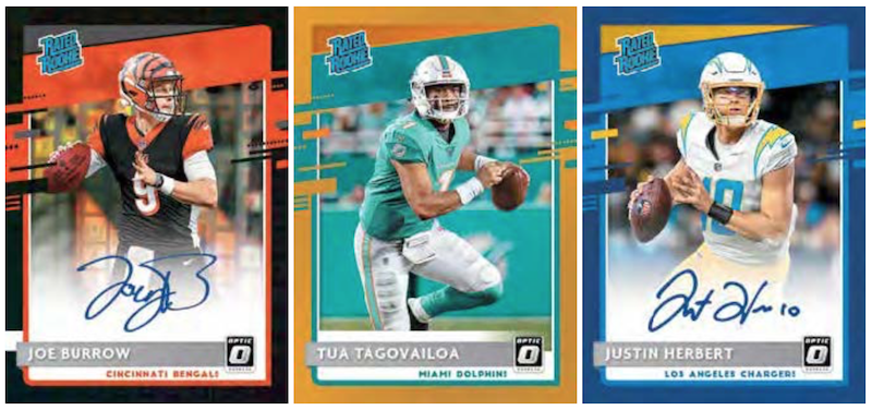 First Buzz: 2020 Donruss Optic football cards - Blowout Cards Forums