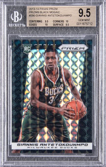 2013 PANINI PRIZM GIANNIS ANTETOKOUNMPO PSA 10