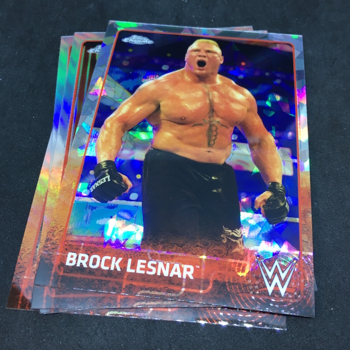 TOPPS WWE 6 BROCK LESNAR WRESTLING CARDS SEE A NICE MIX 