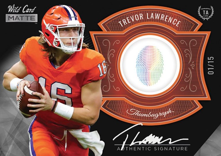 First Buzz 2021 Wild Card Matte football cards / Blowout Buzz