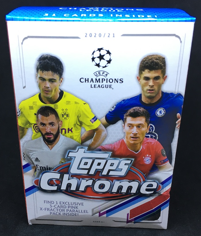 Akvarium turnering asiatisk 2020-21 Topps Chrome UEFA Champions League / Blowout Buzz