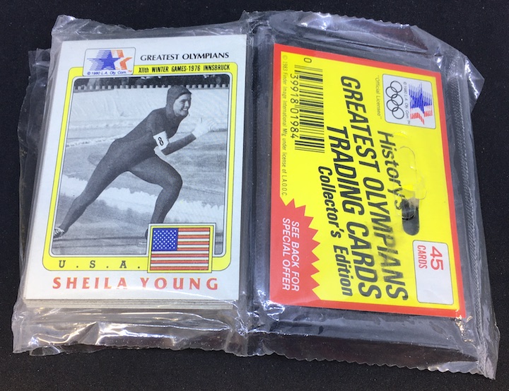 1983 TOPPS THE GREATEST OLYMPIANS 45 CARD RACK PACK CASSIUS CLAY/MUHAMMAD ALI