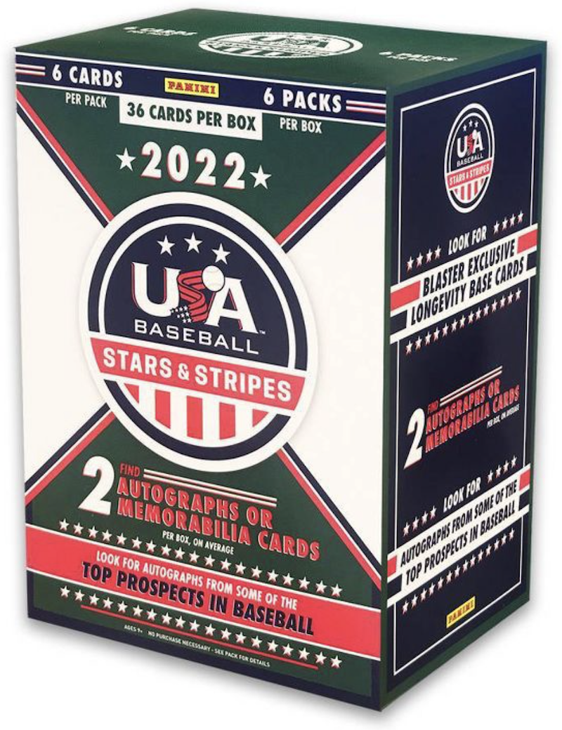 Buzz Break 2022 Panini USA Baseball Stars & Stripes (blaster