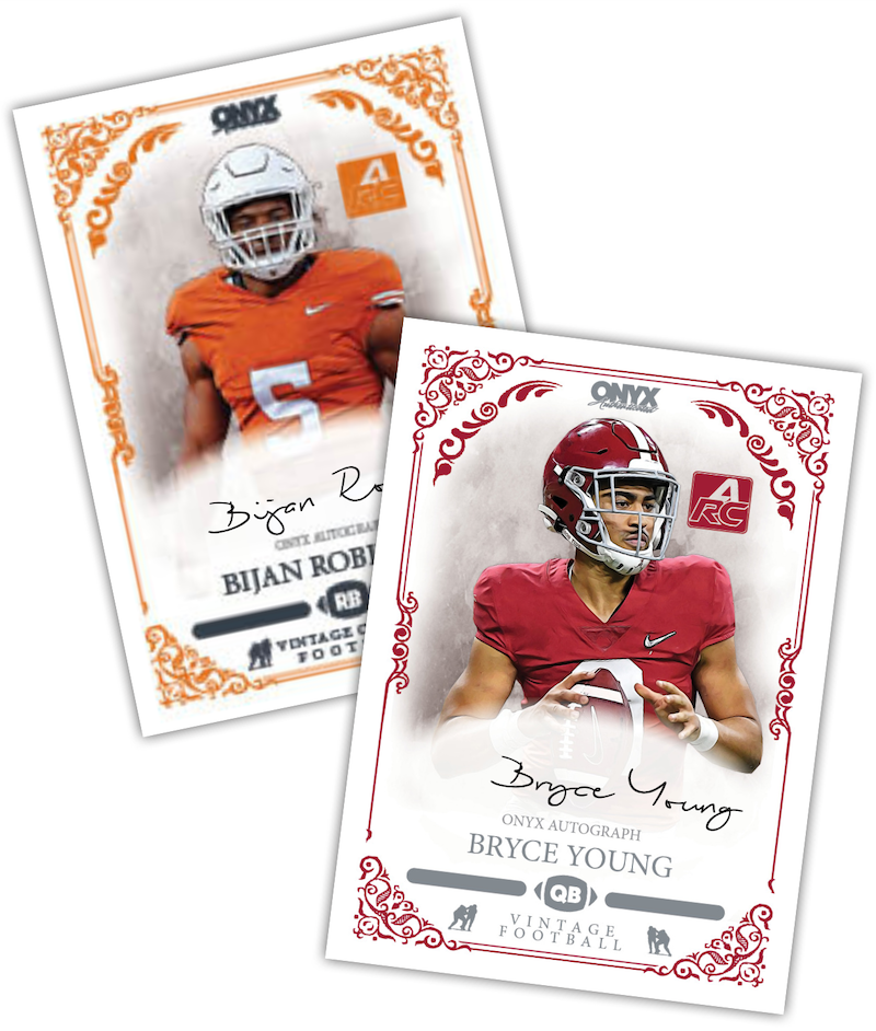 First Buzz 2022 Onyx Vintage College Football cards / Blowout Buzz