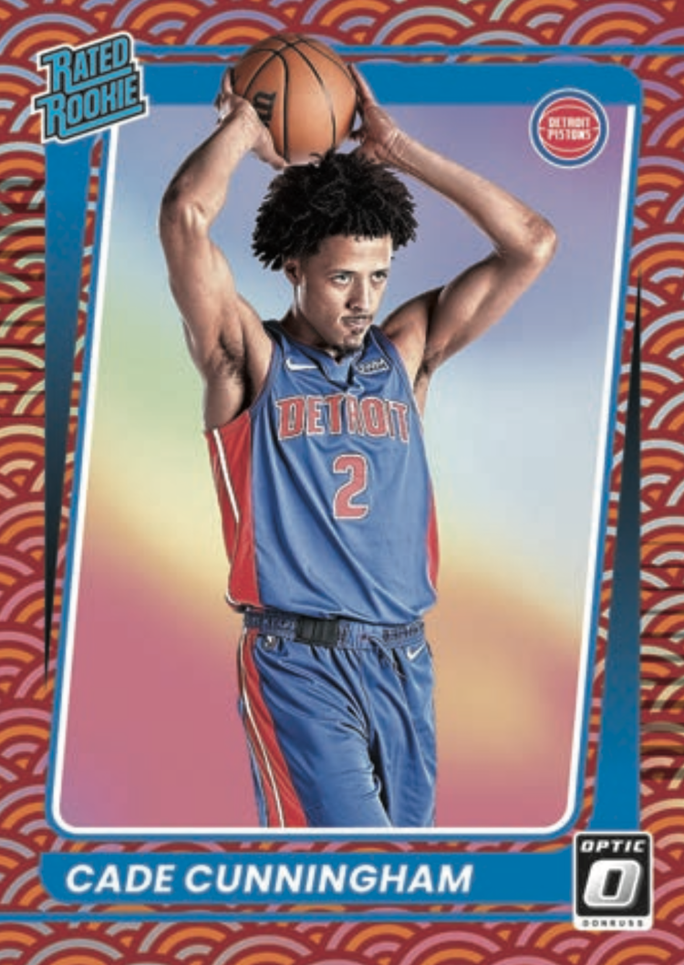 Cade Cunningham Detroit Pistons Game-Used #2 Red City Edition