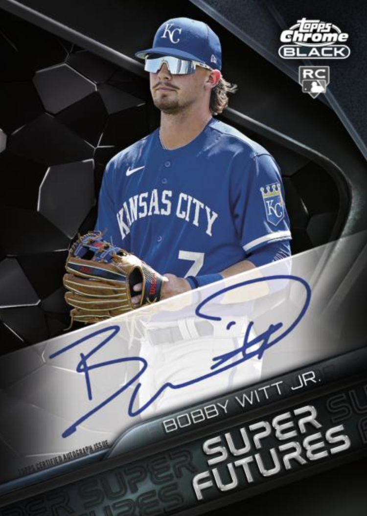 First Buzz 2022 Topps Chrome Black baseball cards / Blowout Buzz