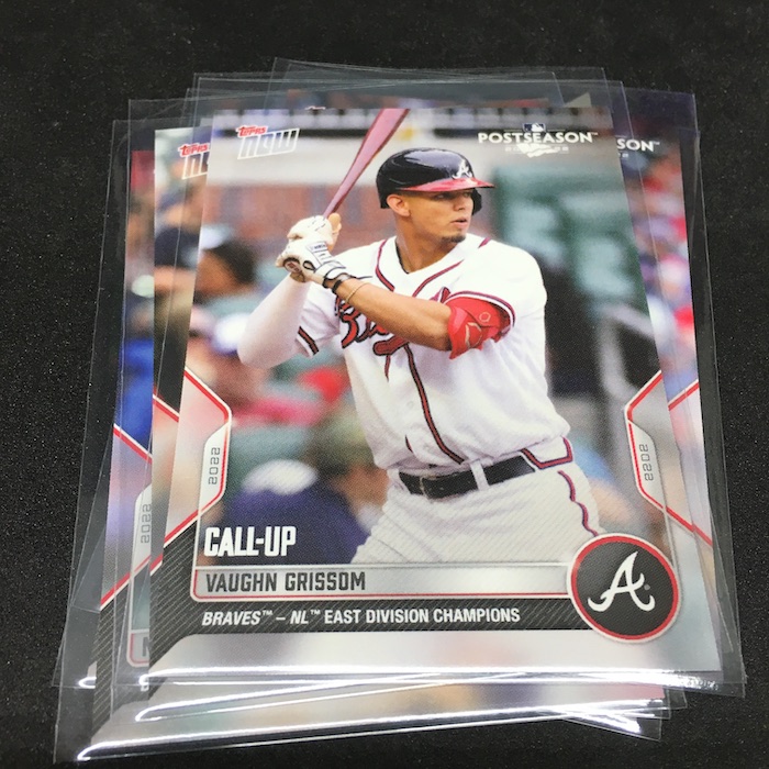 2022 Topps NOW #688 Vaughn Grissom RC Rookie (HR & SB in Debut) MLB  Baseball Trading Card Atlanta Braves