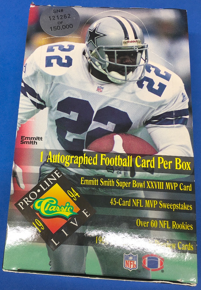 Buzz Break: 1994 Classic Pro Line Live NFL cards / Blowout Buzz